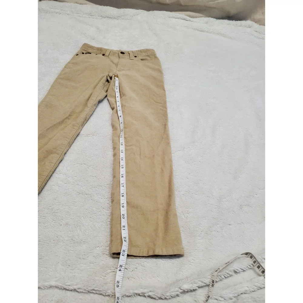 Polo Ralph‎ Lauren Cream Corduroy Pants Unisex 8 Classic Capsule Academia Boho